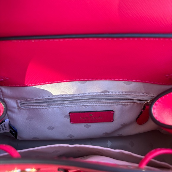 Kate Spade Lizzie Medium Backpack Saffiano Leather Bikini Pink - Picture 2 of 6